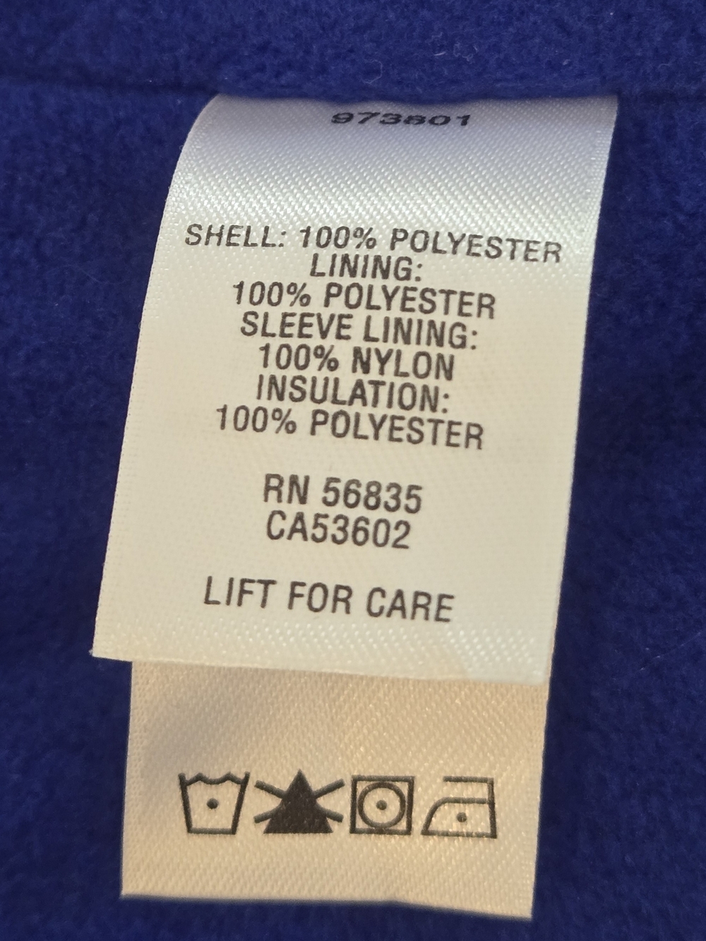 Cabela's Two-Tone Blue Full Zip Fleece Utility Jacket Gorpcore Outdoor Hiking S - Picture 6 of 11